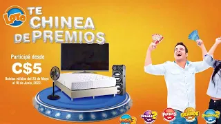 Tercer Sorteo LOTO Te Chinea de Premios  4:00 PM Sábado, 25 de Junio del 2022