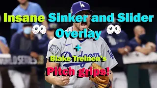 Insane Sinker & Slider Overlay!  #shorts