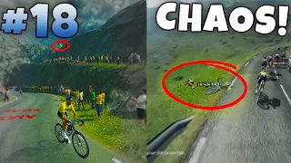 CHAOS STAGE!!! - Quick-Step #18: Tour De France 2021 PS4 Game (PS5 Gameplay Stage 18)