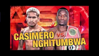 The New WBO GLOBAL Champion John Riel "Quadro Alas" Casimero vs Filipus Nghitumbwa full fight