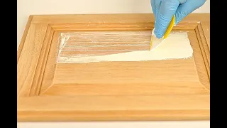 Aqua Coat White Cabinet Grain Filler Application Demonstration