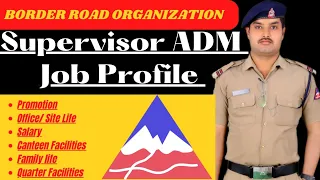 🛑 BRO Supervisor Adm Job Profile | Promotion | Liquor Facilities