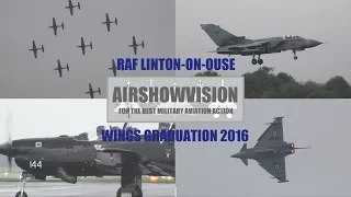 RAF WINGS GRADUATION OCT 2016: LINTON-ON-OUSE Feat: Mark Long in Typhoon GiNA! (airshowvision)