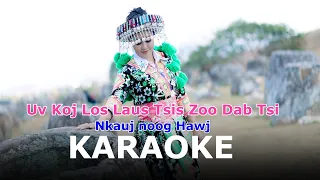 Uv Koj Los Laus Tsis Zoo Dab Tsi KARAOKE By Nkauj noog Hawj