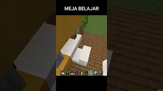 Bikin Meja Belajar Di Minecraft #shorts