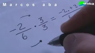 Multiplicação de frações  -  Matemática