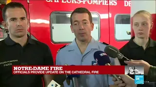 Paris firefighters detail complex Notre-Dame operation at press conference