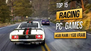 Top 15 RACING Games for 4GB RAM / 6GB RAM Low Spec Pc 2023