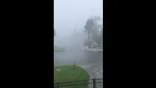 Video of Hurricane Ian eyewall at Boca Grande