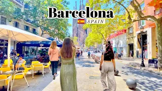 Barcelona, Spain 🇪🇸 SUMMER 2023 4K-HDR Walking Tour (▶5HOURS)