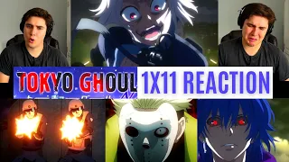 REACTING to *1x11 Tokyo Ghoul* THE GREAT BATTLE!! (First Time Watching) Shonen Anime