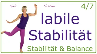 4/7 🌱 15 min. labile Stabilität | Balance-Workout im Stehen, ohne Geräte