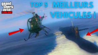 TOP 5 MEILLEURS VEHICULES SUR GTA ONLINE EN 2024 !