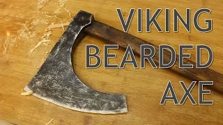 Epic Wooden Viking Bearded Axe