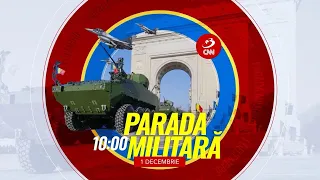 Parada militară de Ziua Naţională a României se vede la Antena 3 CNN pe 1 Decembrie