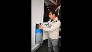 Cómo cambiar bombona de gas propano en autocaravana