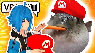 🐡 Pufferfish + Mario = ?? 😂【VRChat funny Highlights】 #34