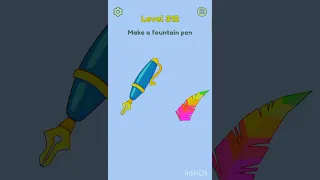 dop 2 level 312 ## short video ##make a fountain pen### op ✓✓