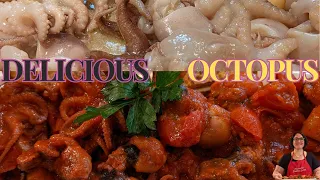 Octopus Recipe | Baby Octopus in tomato sauce | How to make Octopus video