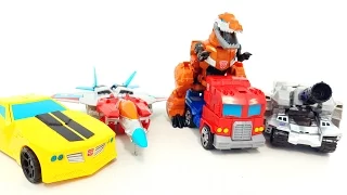 Transformers Cars Vehicle Robot Car Toys 트랜스포머 옵티머스프라임 범블비 자동차 장난감 변신 동영상