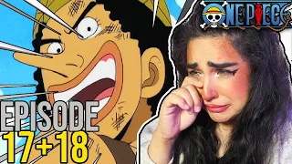 LONG LIVE USOPP PIRATES! One Piece Ep 17-18 Reaction