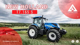 New Holland T7.165S traktoriaus apžvalga