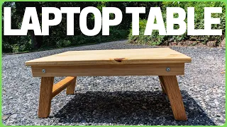 Building a Wood Laptop Table / Stand / Desk Quick DIY Project