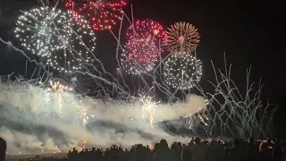 Saturday Night Airshow with Full Fireworks display! EAA Airventure Oshkosh 2022