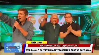 'Eat Bulaga' at 'EB,' hindi na puwedeng gamitin ng TAPE, GMA — TVJ legal counsel