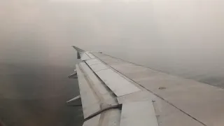 [LIGHTNING STRIKE LANDING] Aegean Airlines A320 landing Tirana, Albania