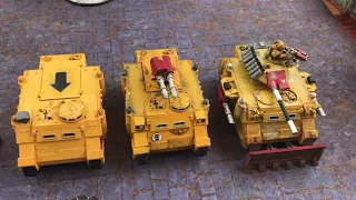 Raven guard VS Imperial fist - 9th edition - 1500 points ( light banter battle report )