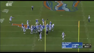Kentucky Wildcats vs Florida Gators-Gators ROBBED by MISSED FIELD GOAL CALL
