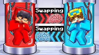 Swapping BRAINS with my Friends in Minecraft!