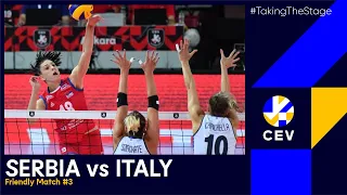 Serbia vs Italy I International Women's Volleyball Friendly Match #3 I Full Highlights