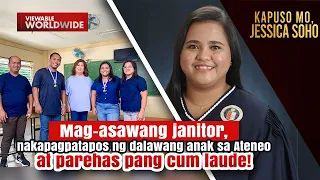 Anak ng mga janitor... cum laude! | Kapuso Mo, Jessica Soho