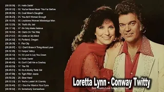 Loretta Lynn & Conway Twitty Gretatest Hits  - Best Country Love Songs 70s 80s - Country Duet Songs