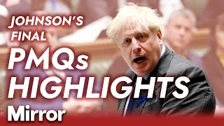 'Hasta la vista, baby' Boris Johnson concludes final PMQs as PM | PMQs Highlights 20 July 2022