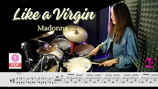 Like A Virgin - Madonna - Drum Cover (Drum Score)