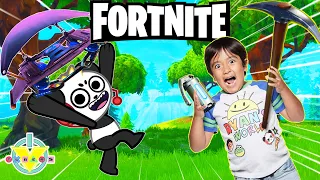 RYAN PLAYS FORTNITE VS COMBO PANDA! Let’s Play Fortnite Battle Royale