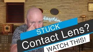 Stuck Contact Lens | Watch This First - Contacts Stuck in Eye