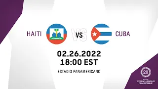 2022 Concacaf Womens Under-20 Championship | Haiti vs Cuba