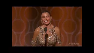 Sexy Sofia Vergara Funny Golden Globes Joke Blooper