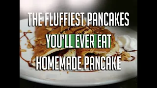 How To Make Pancakes | The Fluffiest Pancake You'll ever Eat | Using Baking Mix