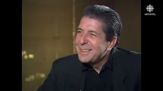 Leonard Cohen en entrevue à Montréal en 1988