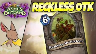 Reckless Rocketeer Priest - the Next Rank 1 Legend Deck ft. Zananananan | Firebat Hearthstone | AoO