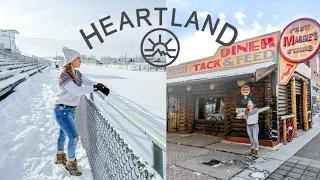HEARTLAND TOUR CBC | Filming locations | Moving to Canada series Ep 7 | Alberta | Amber Marshall