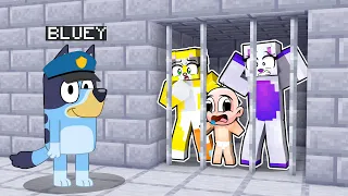 Nos ENCIERRAN en la PRISION de BLUEY 😧| Michi y Bebe Noob VS Bluey Minecraft