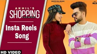 Shopping Karwade Song | akhil | Insta Pe Reels Bana De Song | My Love Music