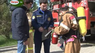 Пожарно тактические занятия прошли в городе Пицунда