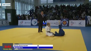 48 kg Чалая А Жидкова А 07 11 2017 Т1 Первенство России до 18 лет, ЯЛТА